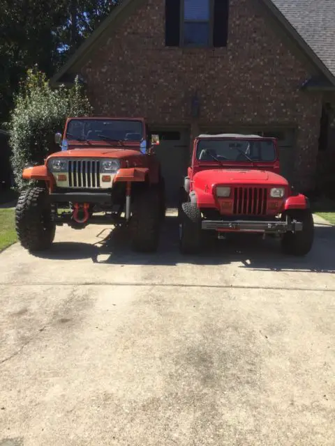 1987 jeep wrangler yj cj tj rock crawler monster jeep project lifted 355 sbc !!!
