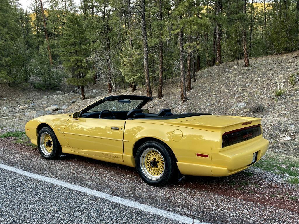 1992 pontiac trans am convertible with only 34,586 miles! camaro mustang vette