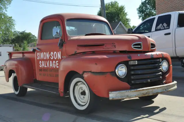 1950 ford f1 pick up complete restoration petina v8 flathead 4 spd hot rod