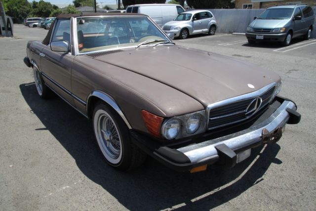 1978 mercedes-benz 450sl 117k miles automatic 8 cylinder no reserve