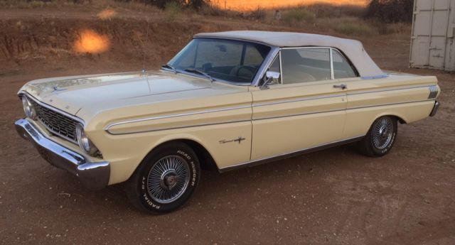 1964 ford falcon sprint convertible factory 4 speed v8