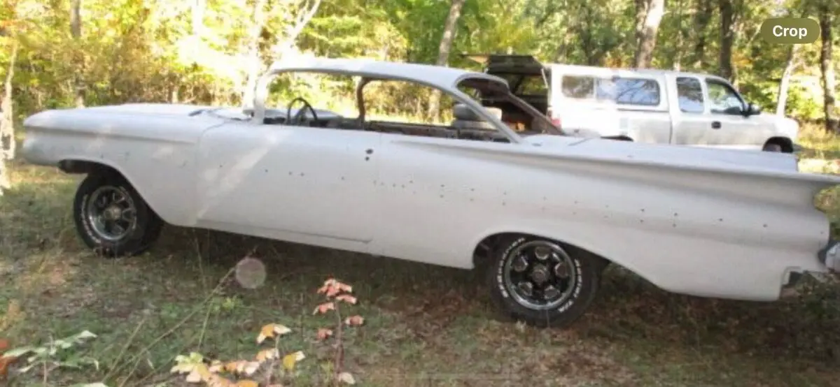 1959 chevrolet impala coupe grey 2 door ht