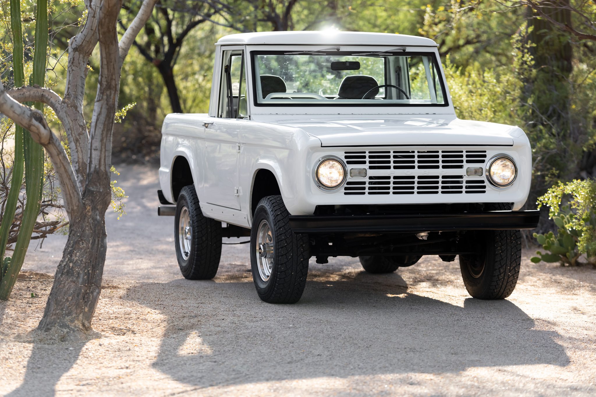 5.0-powered 1969 ford bronco half-cab pickup 5-speed
