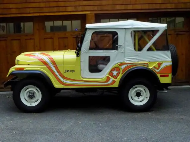 1973 jeep cj-5 super jeep - body off frame restored - rarely seen