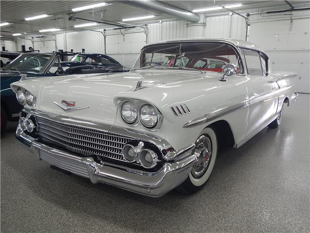 1958 chevrolet impala 76189 miles snow crest white automatic