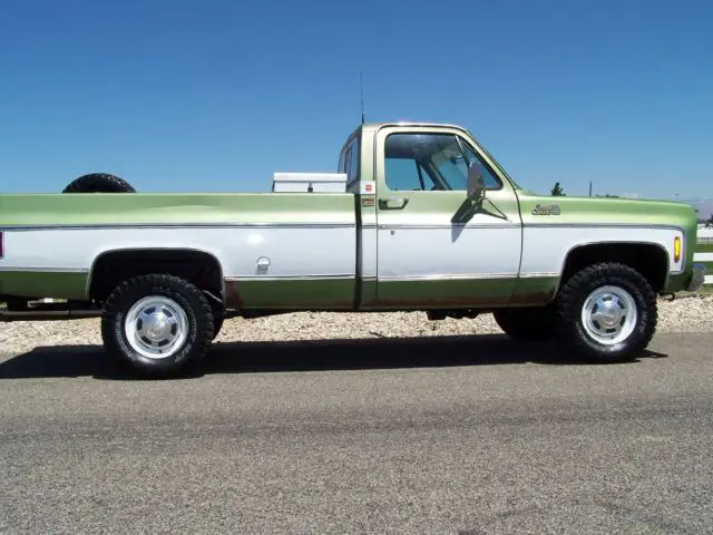 1976 gmc k20 chevy 4x4 original condition low miles 1 owner 3/4 ton ac cab