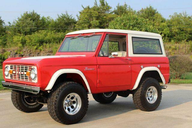 1969 ford bronco custom - frame up restoration 11111 miles rangoon red suv
