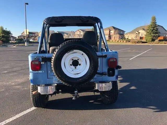 1984 cj-7 rare ice blue paint code 4c from new mexico rot free