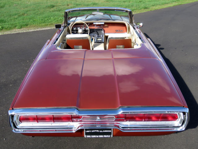 1966 ford thunderbird retractable convertible -- restored -- 2-owner car