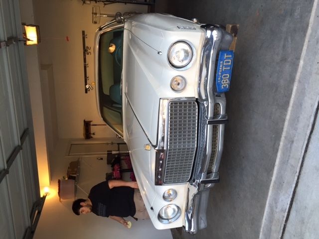 barn find with mint condition baby blue leather