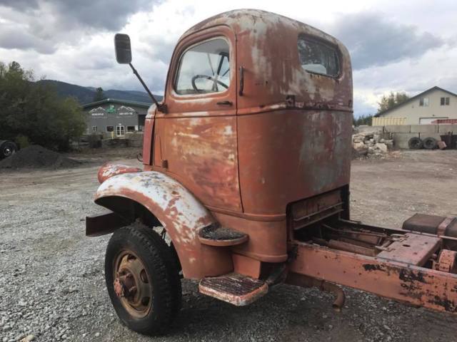 rare 1946 chevrolet g7123 4x4 coe cabover u.s. army transport truck wwii vehicle