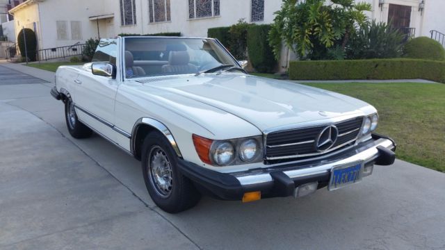 1984 mercedes benz 380 sl convertible & hard top in outstanding condition!
