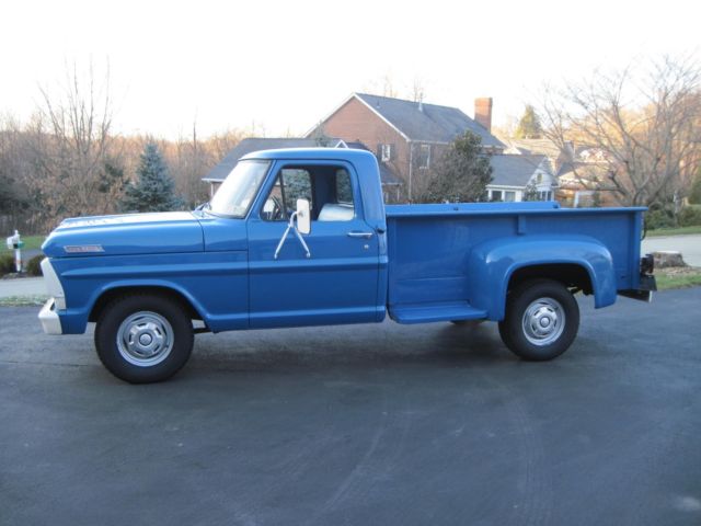 1967 ford f-100 flareside-only 12,870 original miles-original family owners-wow!