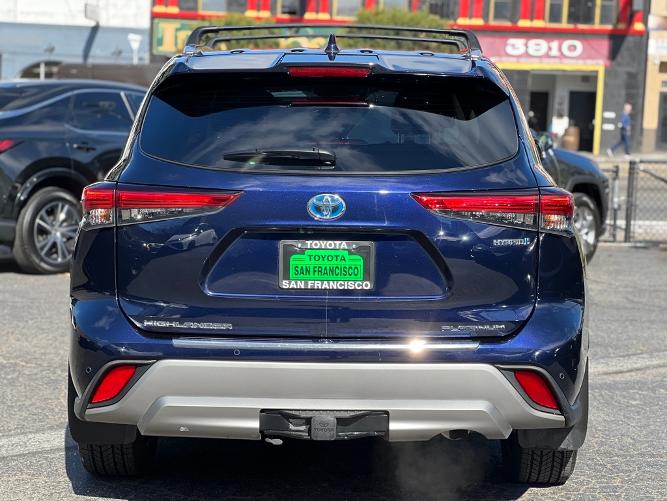 cpo 2021 toyota highlander hybrid platinum