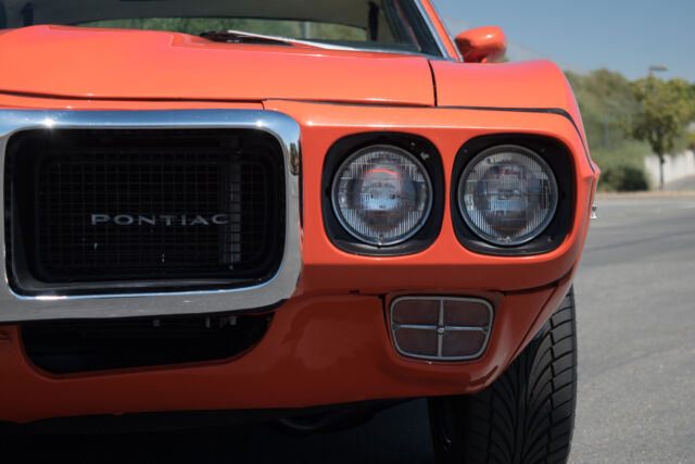 1969 pontiac firebird 400 2180 miles orange hardtop 4-speed manual