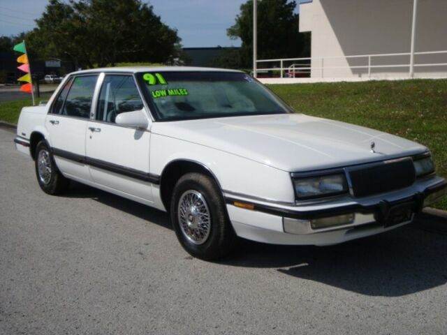 1991 buick lesabre limited 90240 miles stone white clearcoat 3.8l v6 ohv 12v 4