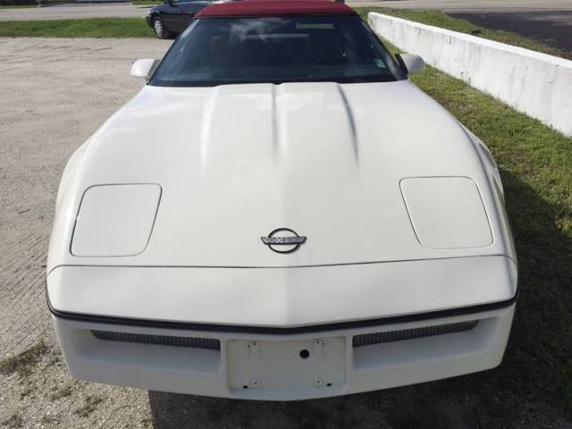 1986 chevrolet corvette base 2dr convertible manual 4-speed rwd v8 5.7l gasoline