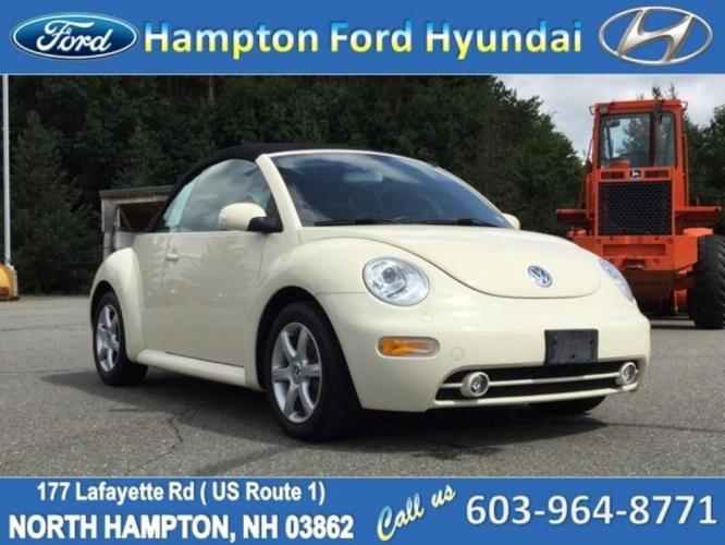 2004 volkswagen new beetle gls 2dr gls 1.8t turbo convertible for sale in north hampton, new hampshire