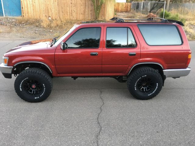 1993 toyota 4runner 4x4 v6 auto sr5 super clean rust free 4.88 gears 33" tires