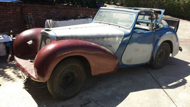 1947 triumph 1800 roadster, 2000 project car