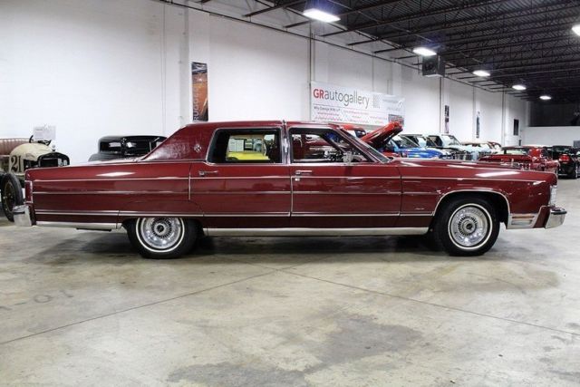 1977 lincoln town car 68144 miles red 460ci v8 automatic
