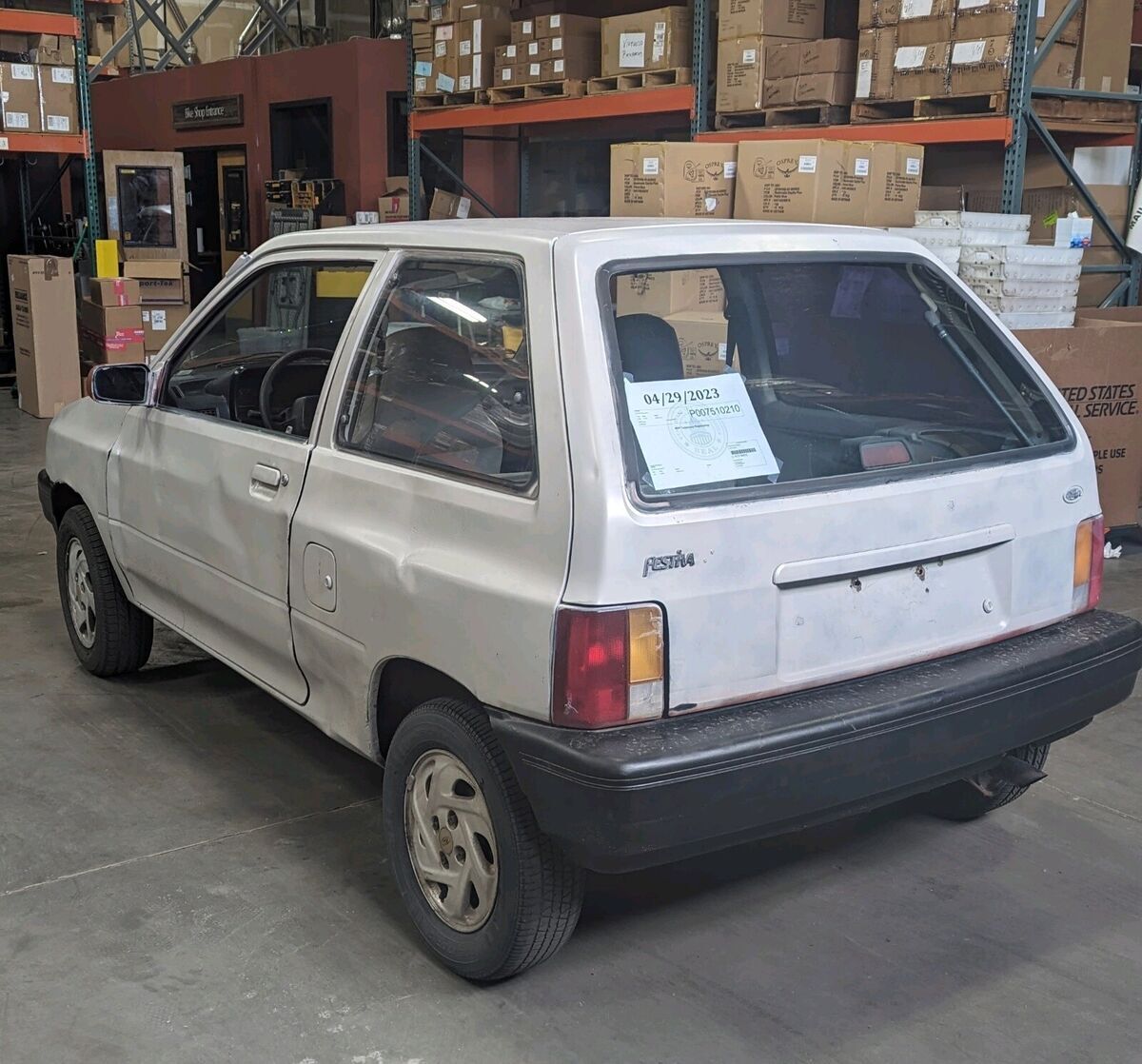 1989 ford festiva hatchback grey fwd manual lx