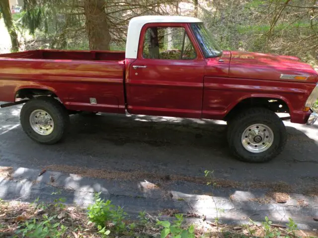 1970 ford f250 - factory highboy - 4x4 - 4-speed - v8 - western truck