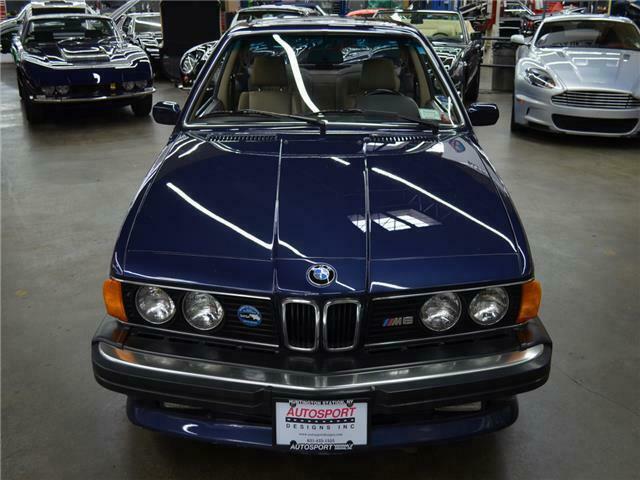 1987 bmw 6 series m6 dinan coupe 55k miles royal blue 5 speed,recent service