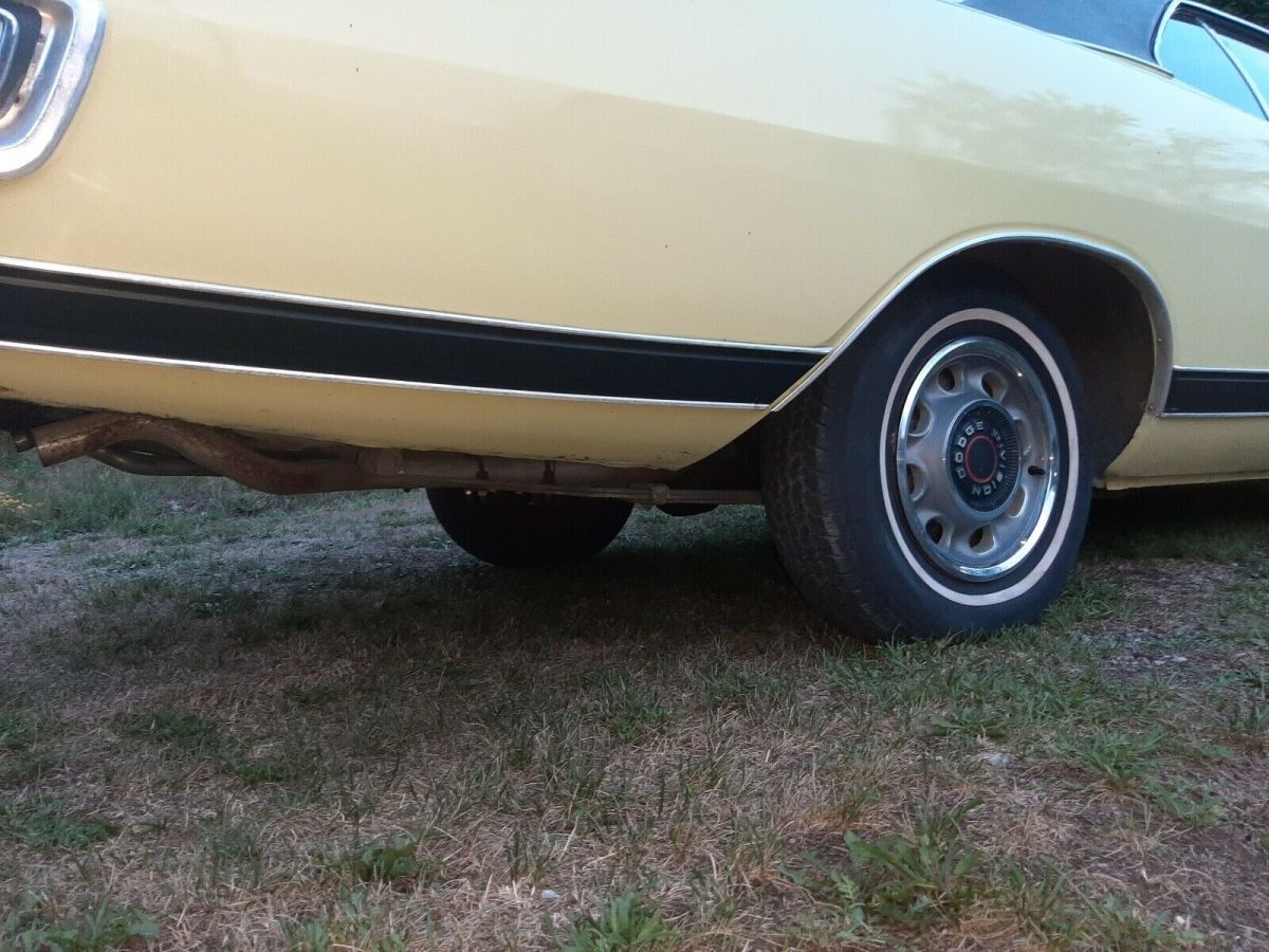 1969 dodge polara coupe yellow rwd automatic 500