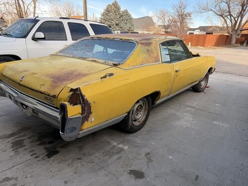 cool bbc monte carlo still has original 402 and th400 power windows, seats,brakes