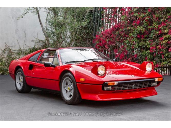 1984 ferrari 308 gts in beverly hills, california