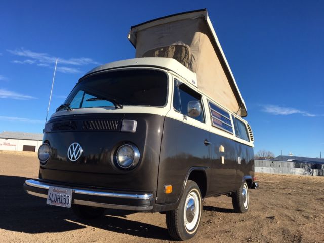 vw camper bus westfalia rare champagne 1978 bay window camper van