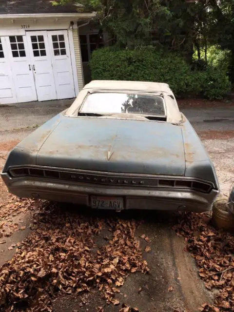 1965 pontiac bonneville 2 door convertible * rare garage find * no reserve!