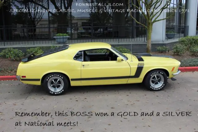1970 boss 302 rare w code with original engine