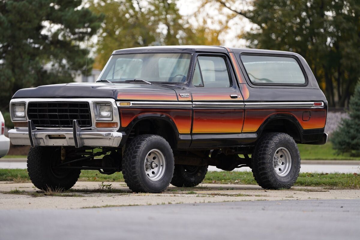 1979 ford bronco ranger - no reserve, custom 460 motor, automatic, 4x4