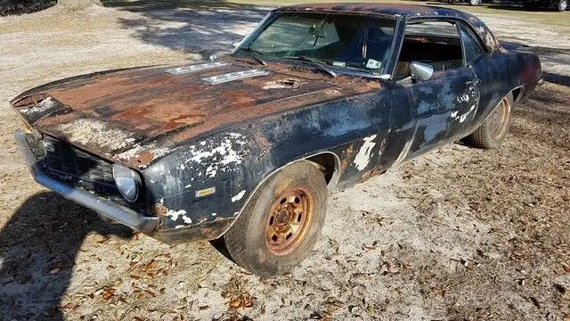 1969 chevrolet camaro 69 ss ps pdb 4 speed 12 bolt complete project