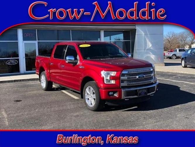 2016 ford f-150 platinum 4x4 platinum 4dr supercrew 5.5 ft. sb for sale in burlington, kansas