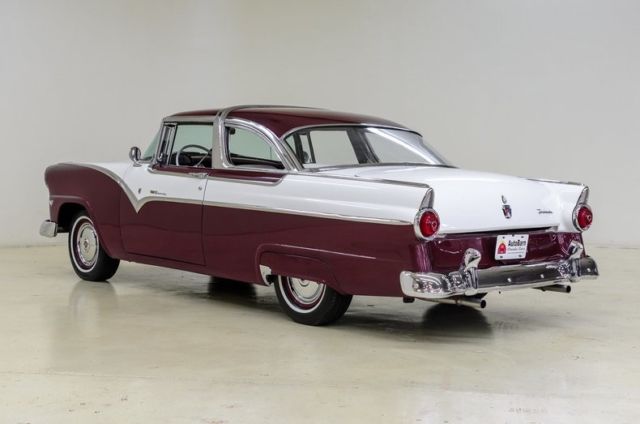1955 ford crown victoria 53038 miles burgundy coupe 272ci 2-spd auto