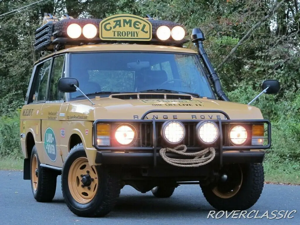 1975 land rover range rover camel trophy tribute ... 42,203 original miles