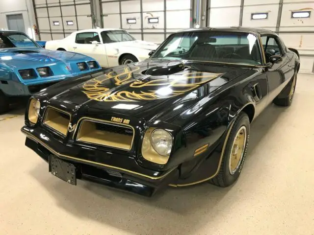1976 pontiac trans am 17340 miles starlight black coupe 455 manual