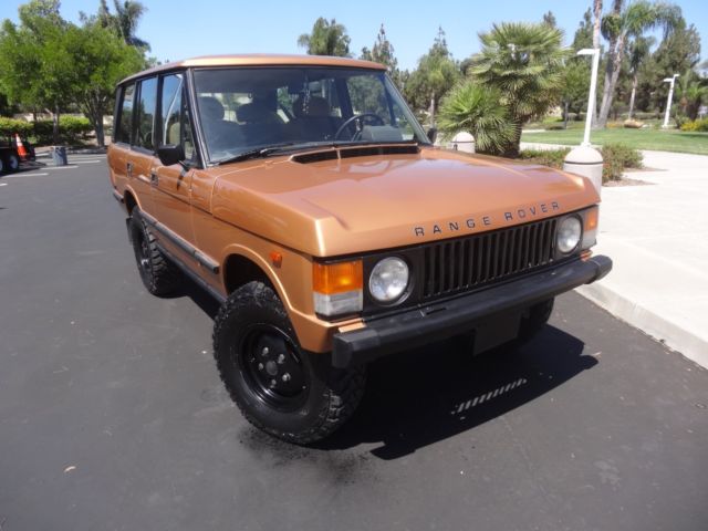 1984 range rover classic vogue edition, nevada gold