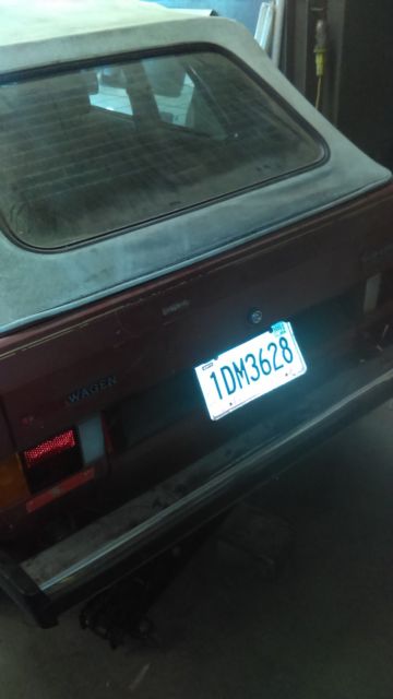 volkswagen 1981 convertable