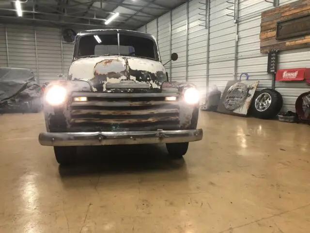 1947 chevy pick up, numbers matching, patina, all mechanical is new!