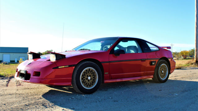 1988 pontiac fiero gt - 2.8l v6, 5sp manual transmission, clean title
