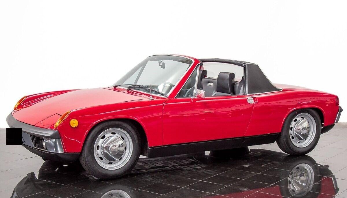 1972 porsche 914 targa bahia red coupe 73723 miles