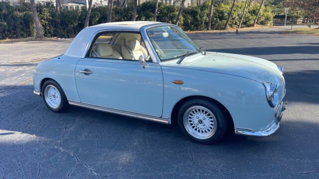 1980 nissan figaro convertible blue fwd automatic