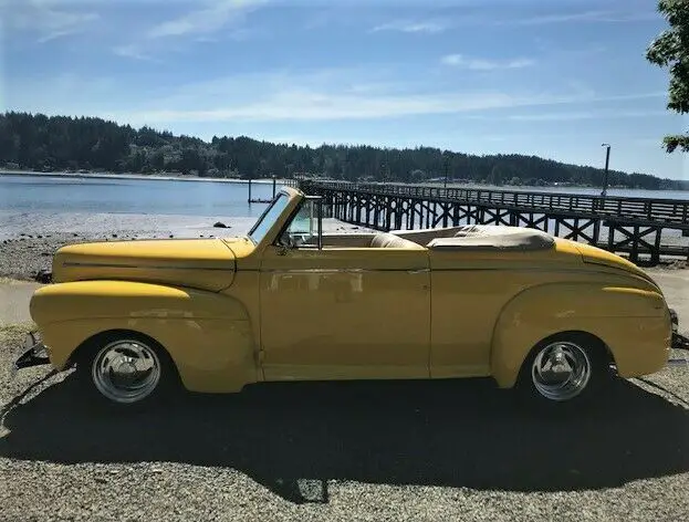 1941 ford super deluxe convertible , restomod, 4800 miles since build