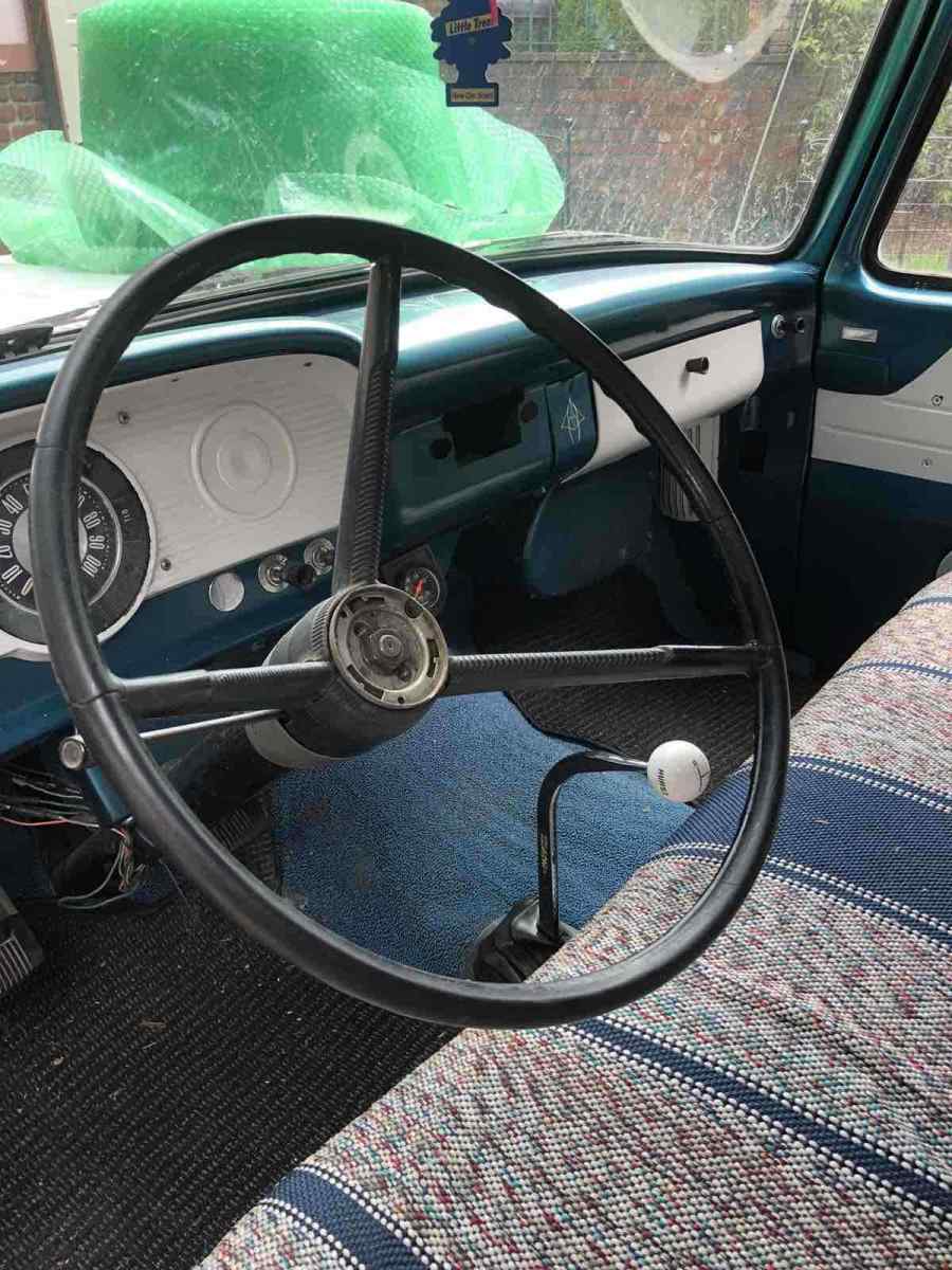 1963 ford f-100 pickup blue rwd manual