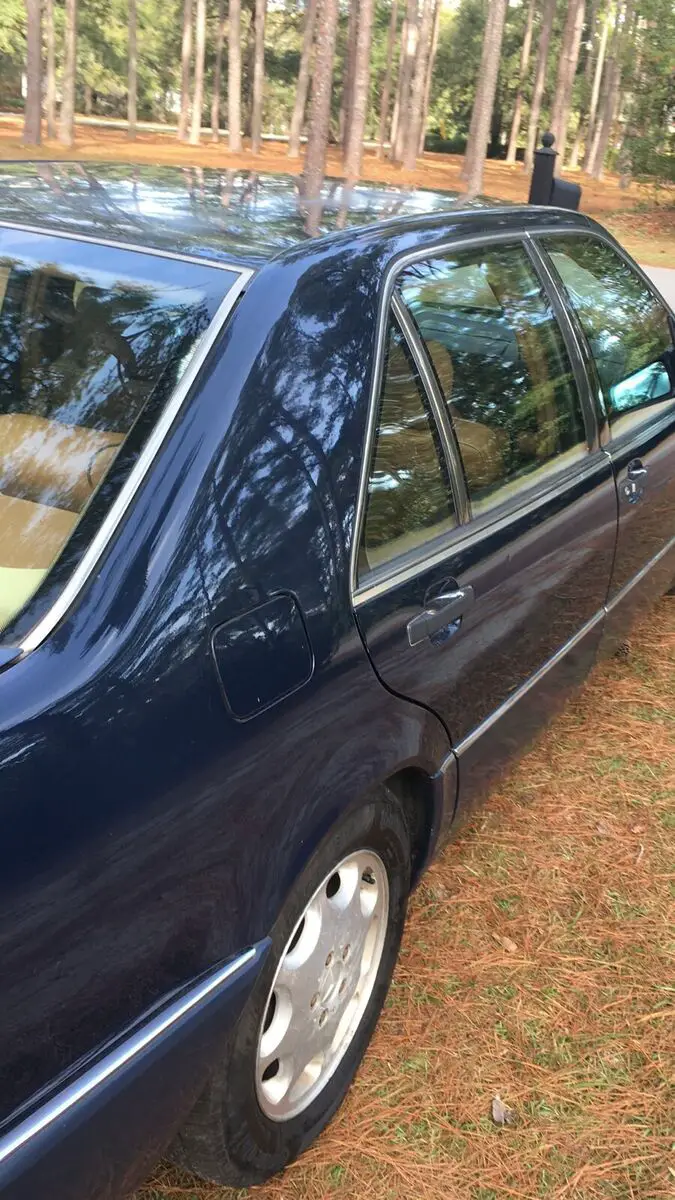 1993 mercedes-benz 500-series blue rwd automatic sel
