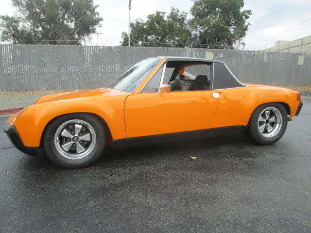 1970 real porsche 914/6 signal orange 914-6 porsche coa gt flares fuchs 5spd